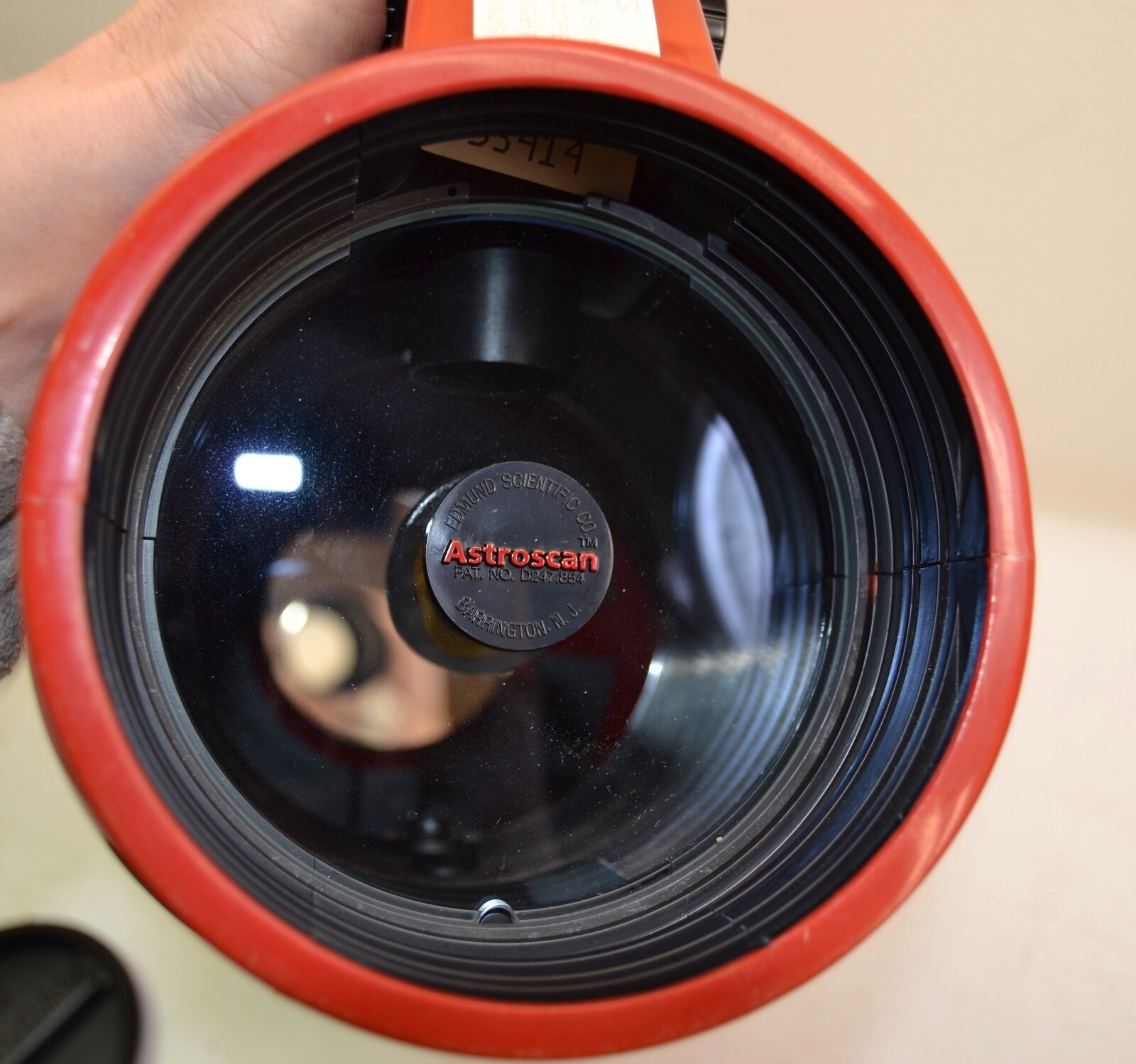 Vintage EDMUND SCIENTIFIC Astroscan Telescope RKE 28mm Lens w/ Stand