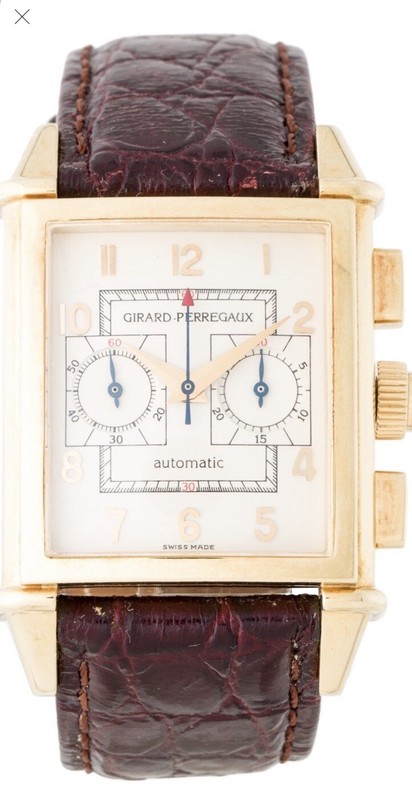 GIRARD PERREGAUX Men 18K Yellow Gold 30mm Vintage Chronograph 1999