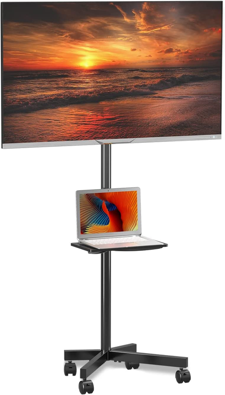 Mobile TV Carts on Wheels for 21-60 Inch Flat/Curved Panel S