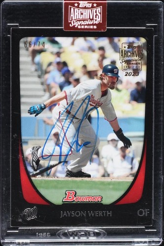 2023 Topps Archives Signature Series - Jayson Werth #11B-121