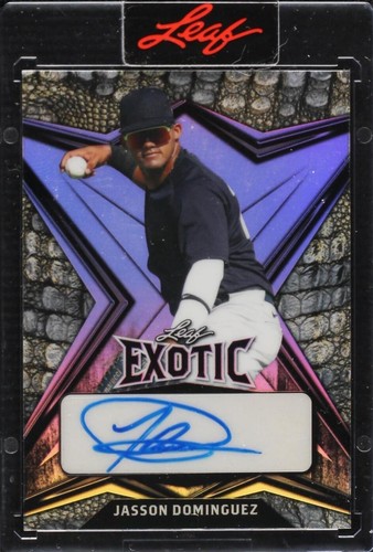 2022 Leaf Exotic - Jasson Dominguez #EA-JD1
