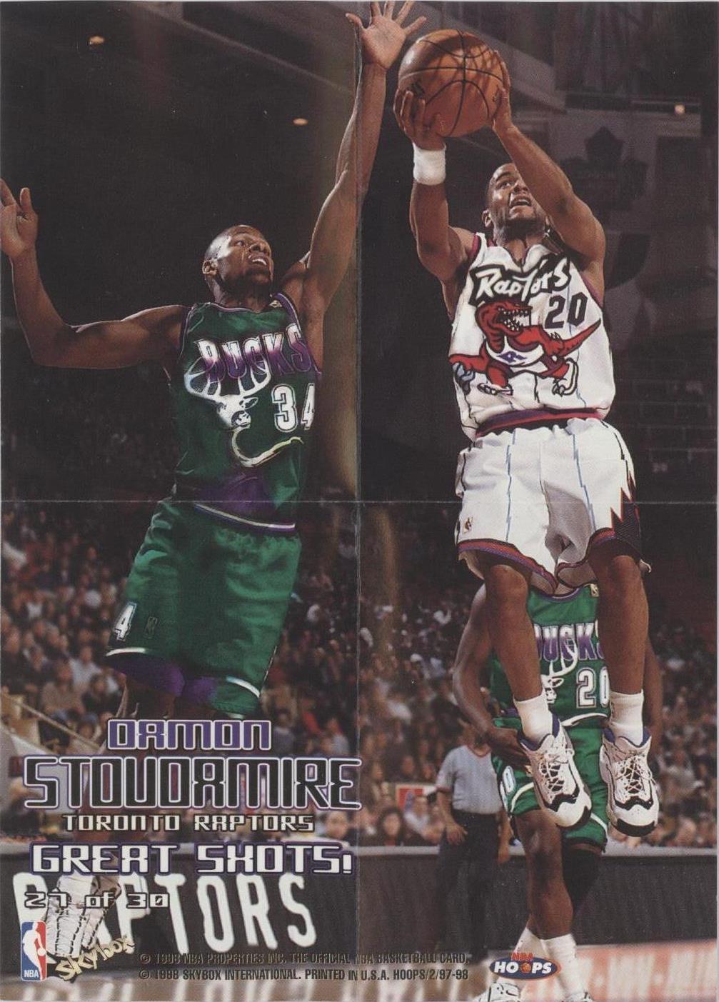 1997 - 98 NBA Hoops - Damon Stoudamire #27