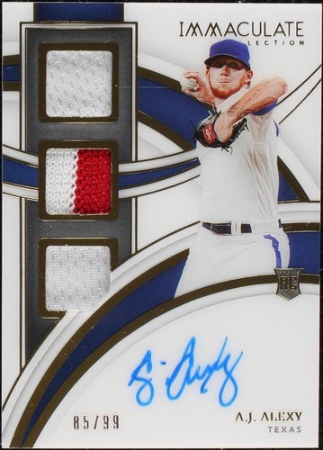 2022 Panini Immaculate Collection - A.J. Alexy #RTMS-AA