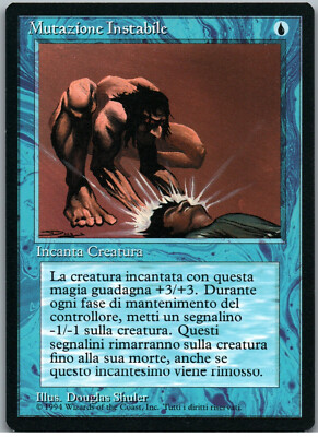 Unstable Mutation | MtG Magic Revised Ed FBB (Black Border