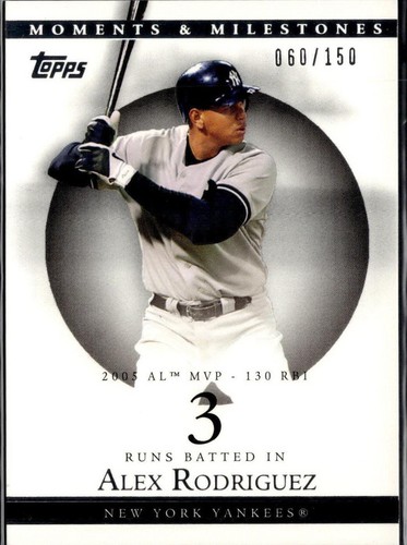 2007 Topps Moments & Milestones - Alex Rodriguez #34-34