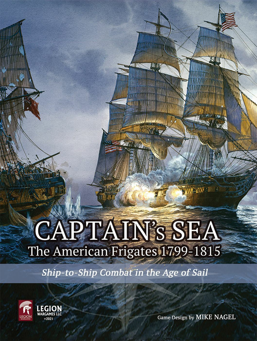 Legion Wargames Капитаны моря: Американские фрегаты 1799 - 1815 гг. Быстроходный корабль NISW