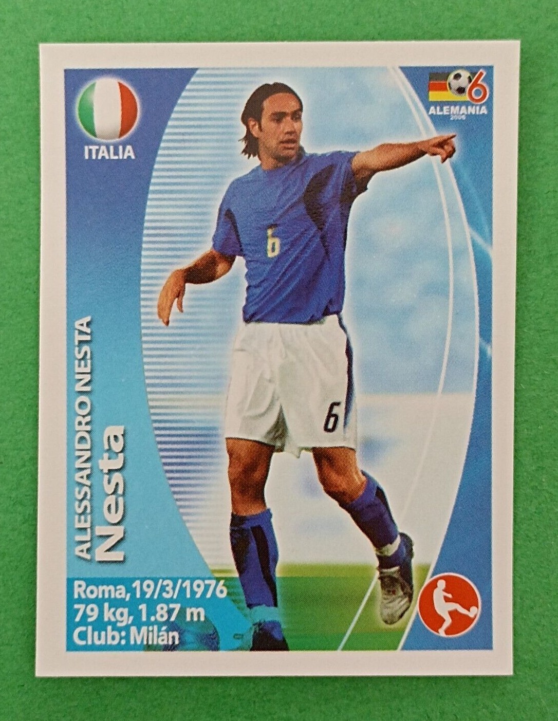 332★サッカー★alessandro nesta★prostars★フィギュア 332☆サッカー☆alessandro nesta☆prostars☆フィギュア 332