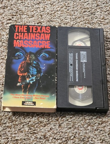 The Texas Chainsaw Massacre VHS Tape 1988 Video Treasures Release