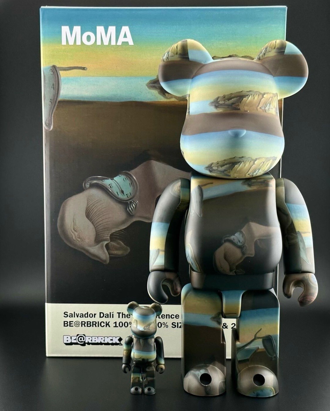その他 MEDICOM TOY - BE@RBRICK Salvador Dali THE PERSISTENCE Medicom 400% + 100% Bearbrck ~ Salvador Dali Be@rbrckTHE