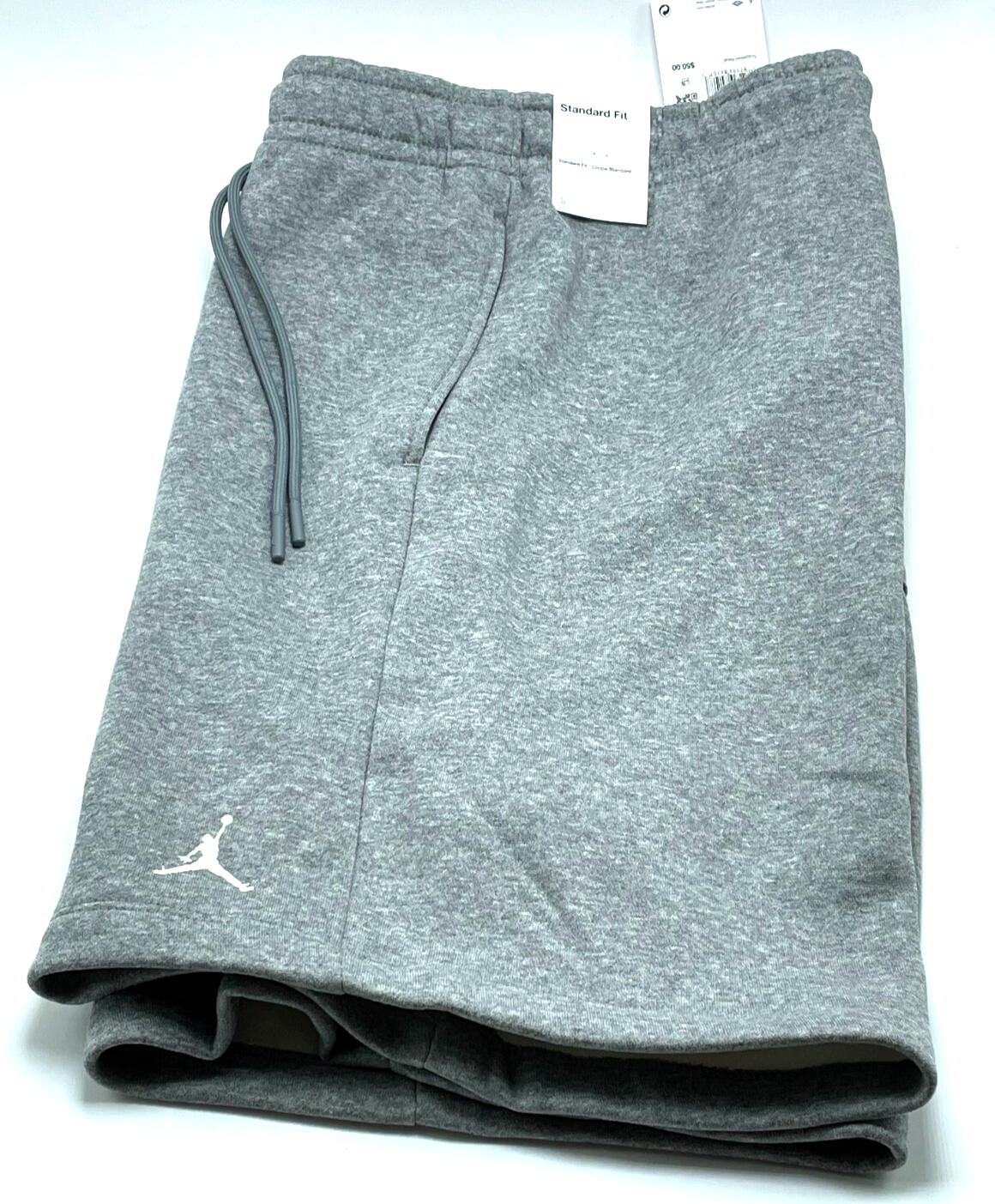 NEW* Men's Nike JORDAN BROOKLYN FLEECE SHORTS HEATHER GREY