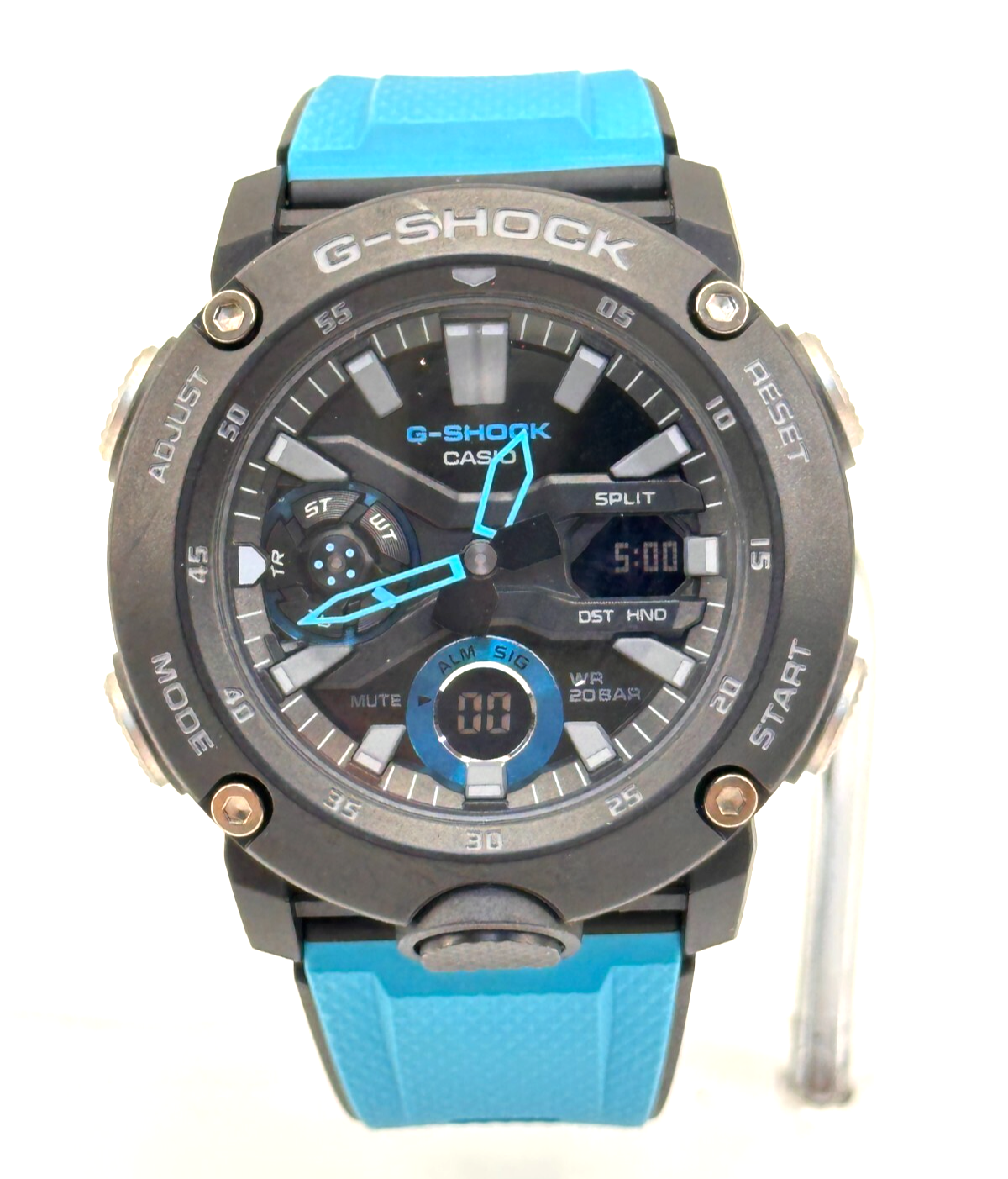 Casio G-Shock GA-2000-1A2 Carbon Core Guard Structure Blue