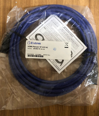 Extron HDMI Plenum M-M Cable 15' 26-692-15