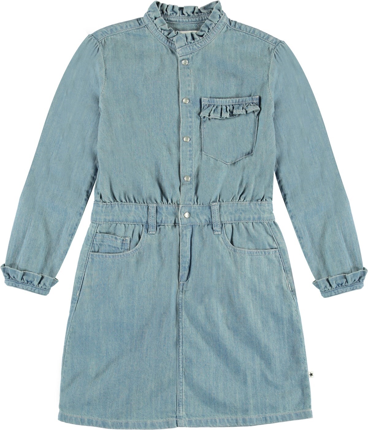 Molo Cali 271219 Girl Washed Denim Blue Size 170/176
