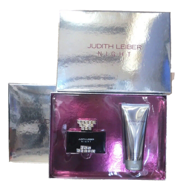 JUDITH LEIBER NIGHT EAU DE PARFUM 1.3 OZ BODY LOTION 3.4 OZ LOT OF 2 PIECES