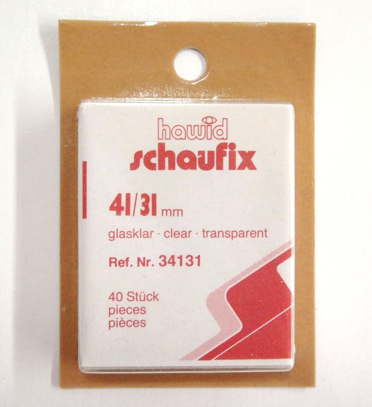 Hawid Clear Stamp Mounts 41/31 41x31 Pack of 40 US Semi Jumbo Horizontal (m20)