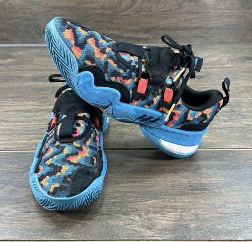Adidas Trae Young 1 Shoes Mens 8.5 Pixel Sky Blue Basketball