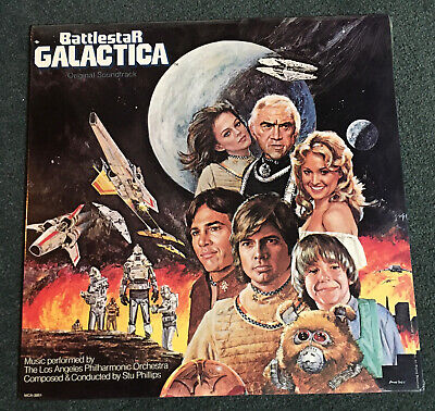 BATTLESTAR GALACTICA 1978 ORIGINAL vinyl soundtrack album/FACTORY SEALED/UNUSED!