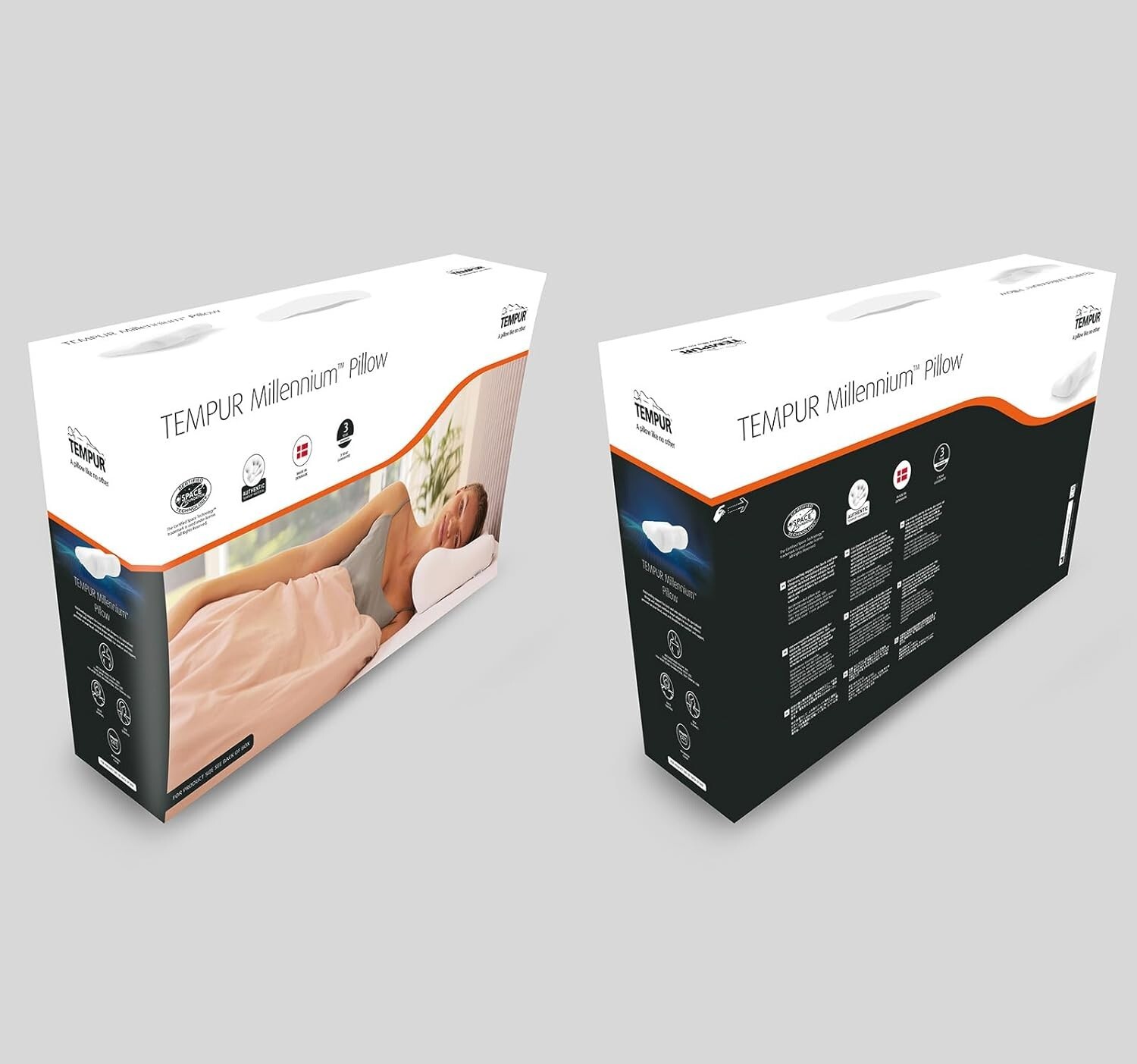 枕 TEMPUR Millennium Pillow TEMPUR Millennium Neck Pillow Genuine Memory Foam Large
