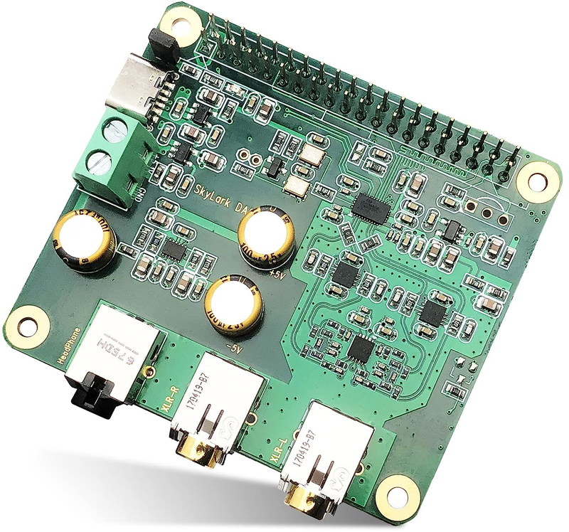 Hifi Dac Pro Hat Es9038q2m Audio Card Pcm Dsd Lossless High Resolut
