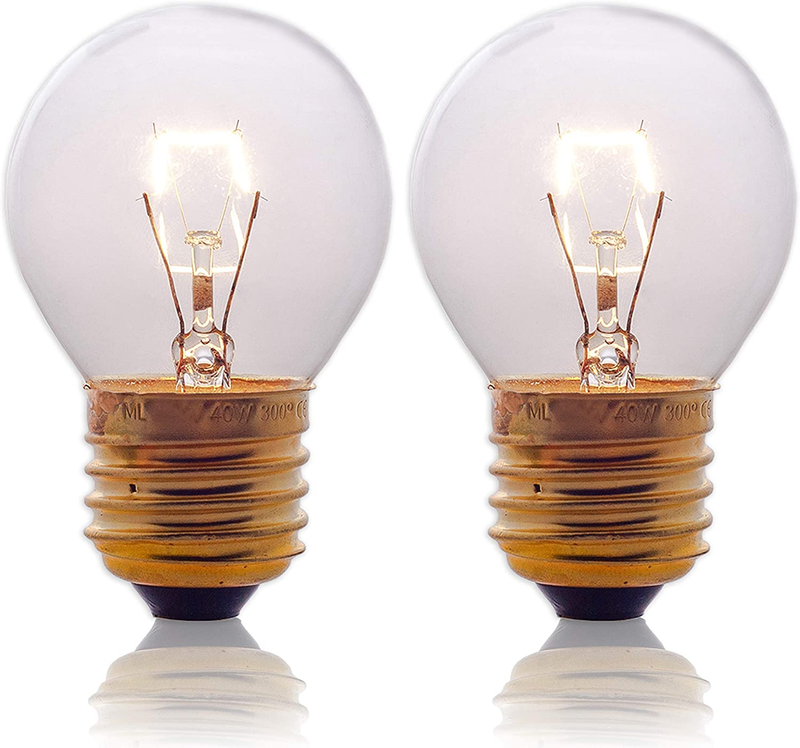 &ndash; 40 Watt Appliance Replacement Bulbs For Oven, Stove, Refriger