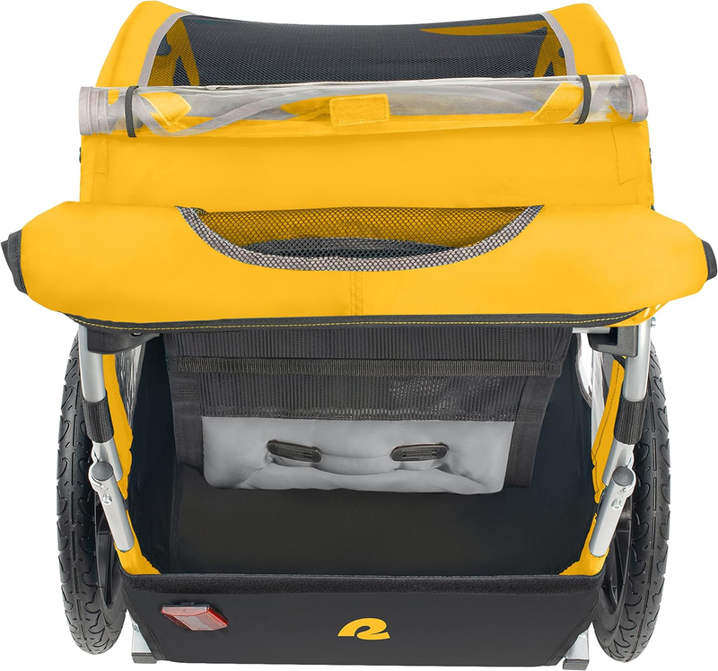 Rover Kids Bicycle Trailer Single and Double Passenger Children&rsquo;S Foldable
