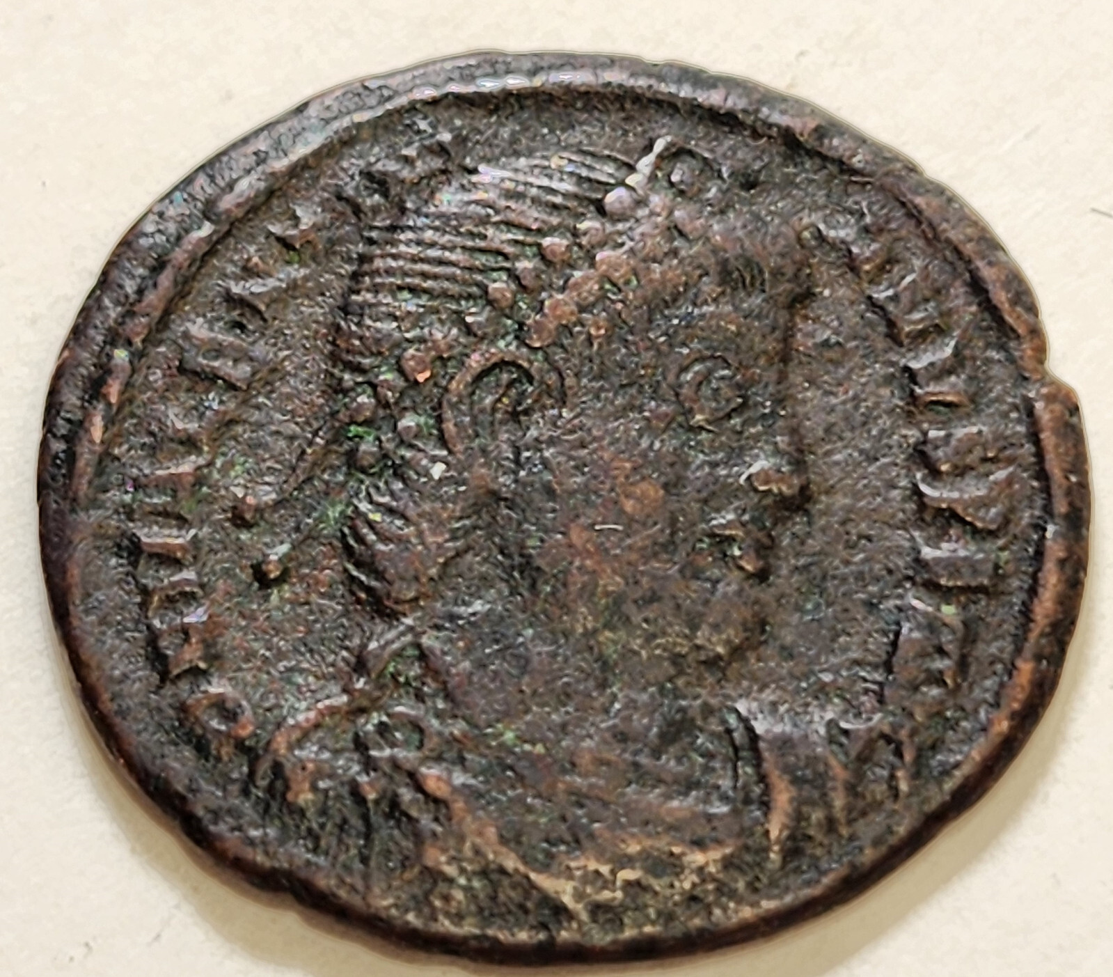 Valentinian I Ae3. 364-367 Ad. D N Valentinianvs P F Avg