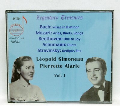 BITTNER, PELLETIER - JS BACH mass MOZART arias, duets & songs DOREMI 4xCDs NM
