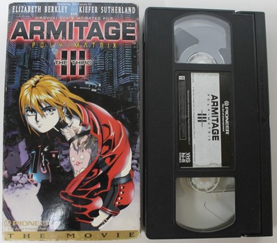 armitage III the third - poly-matrix - the movie - vhs - anime