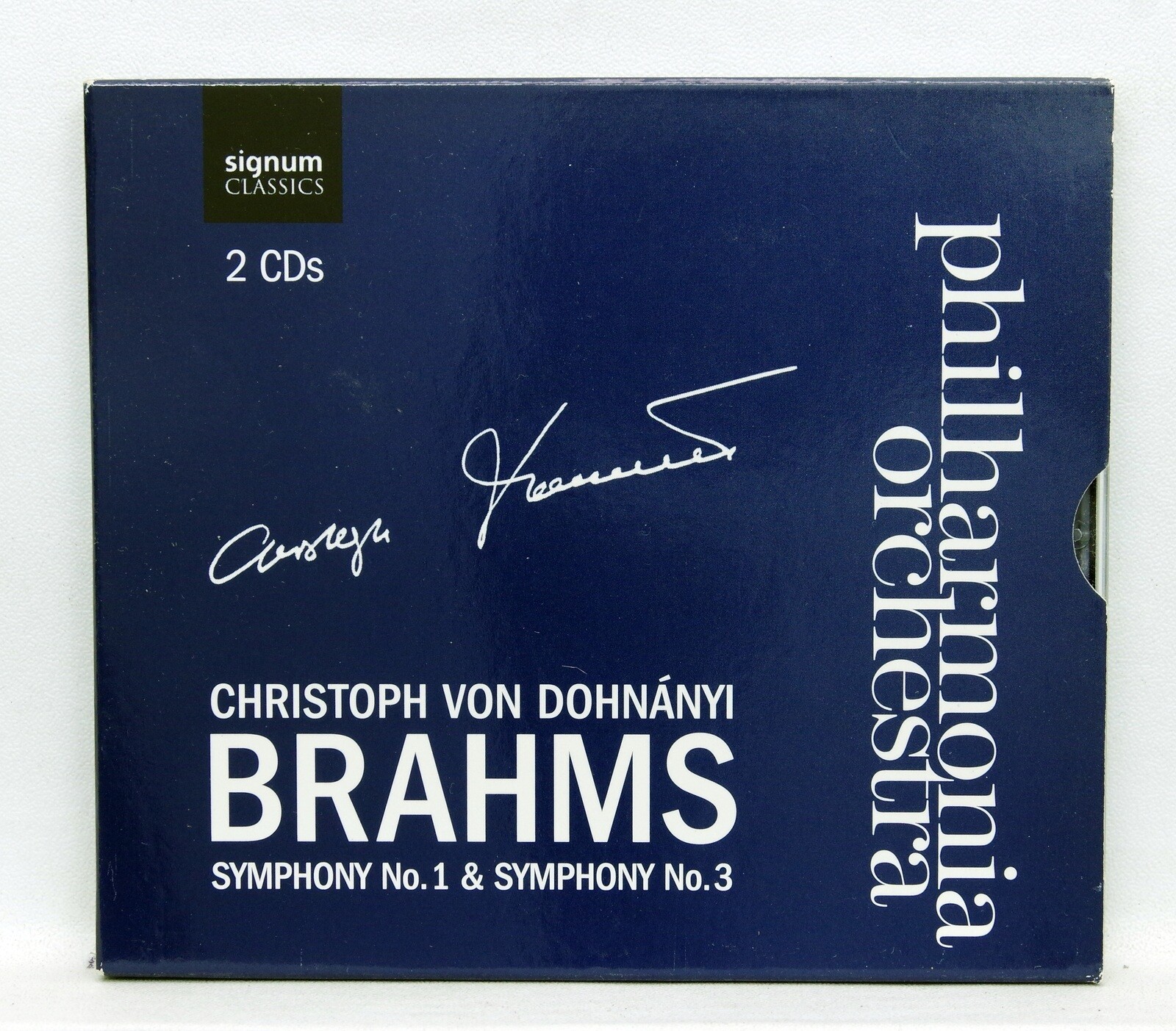CHRISTOPH VON DOHNANYI - BRAHMS symphonies nos.1 & 3 SIGNUM