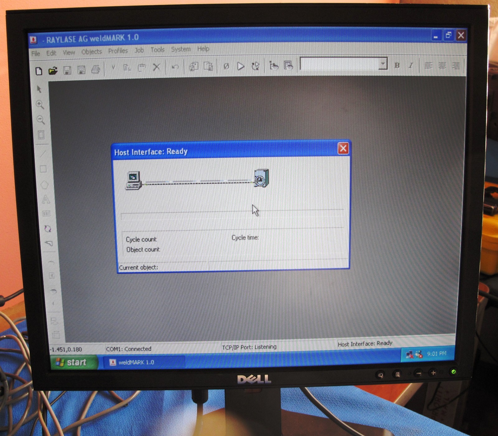 Automated Laser Corporation LSG-10 High Speed CO2 Laser Marker for Engraving