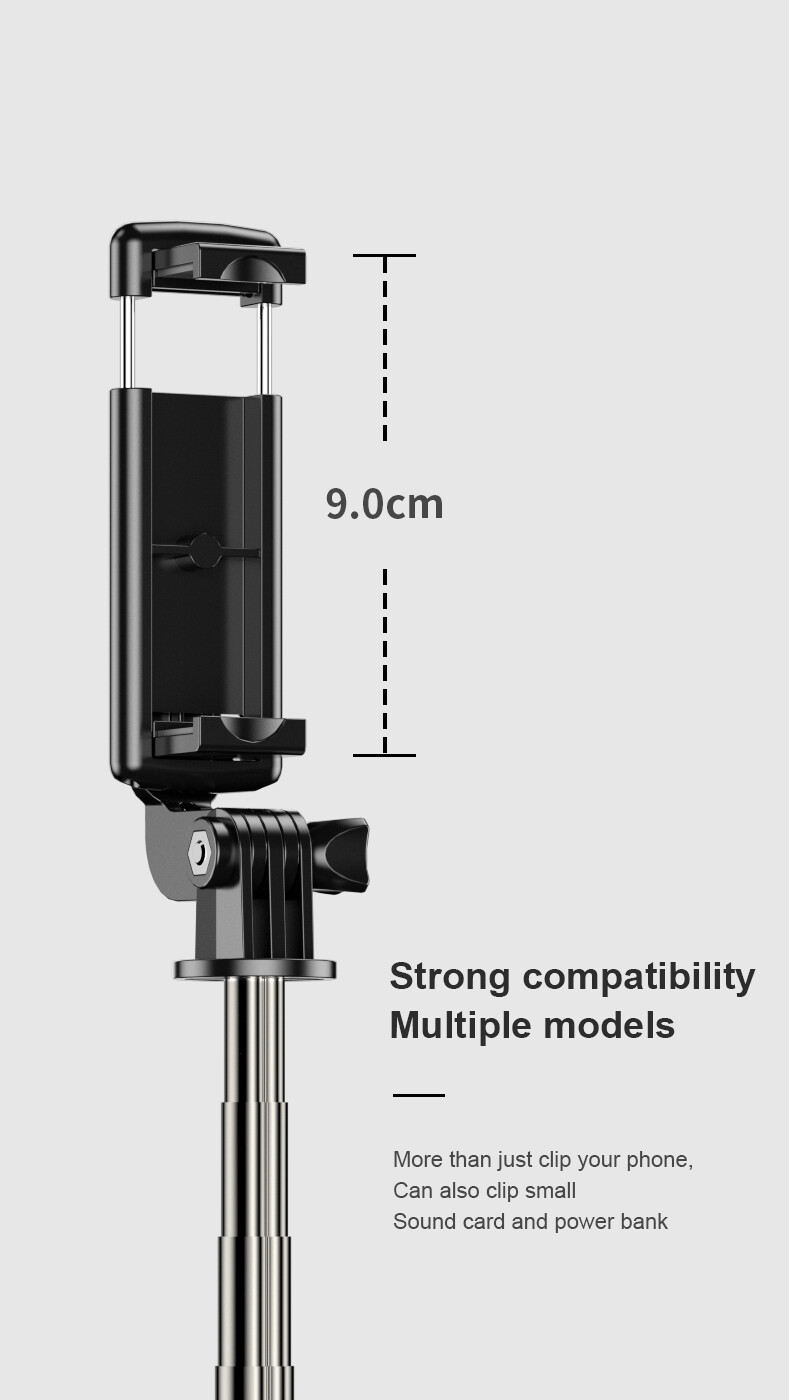 Bluetooth Remote Selfie Stick Tripod Phone Stand Desk Holder For iPhone Samsung