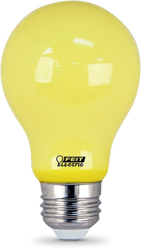 A19 Outdoor LED Bug Light, 60-Watt Equivalent, Non-Dimmable LED Light Bulb, E26