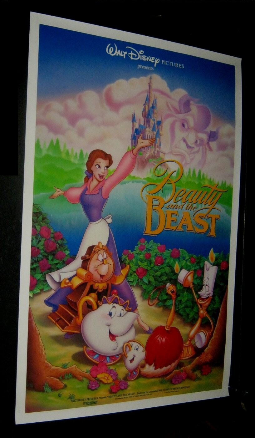 Walt Disney FILM FESTIVAL '91 盾 【非売品】 Disney Beauty and The Beast Work in Progress Laserdisc 1991