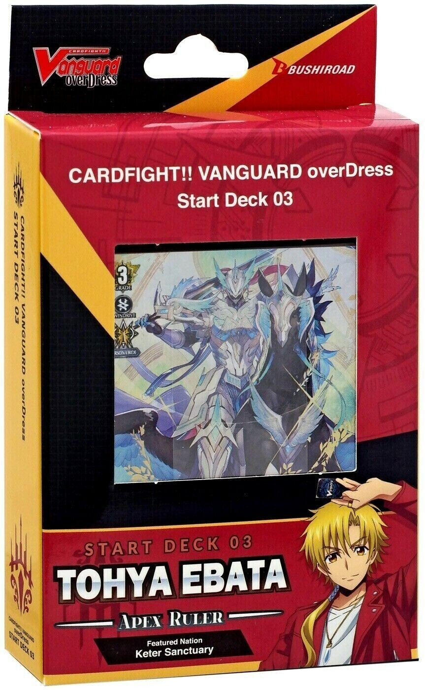 Tohya Ebata Apex Ruler Starter Deck 50 Cards Cardfight Vanguard Overdress