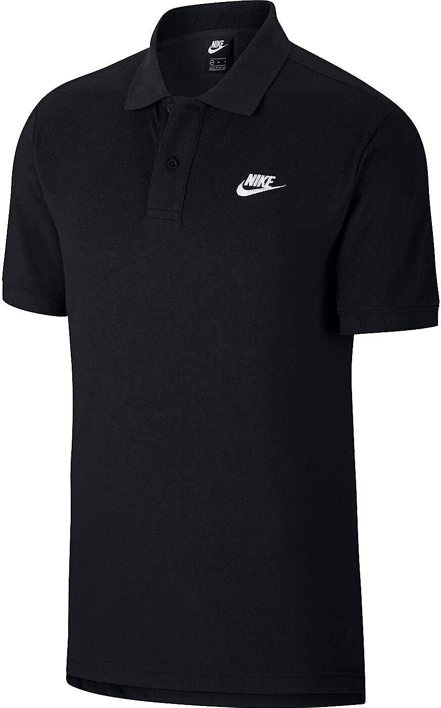 Nike Mens Sportswear MatchUp Polo Shirt in Black, Different Nike Mens Sportswear MatchUp Polo Shirt in Black, Different