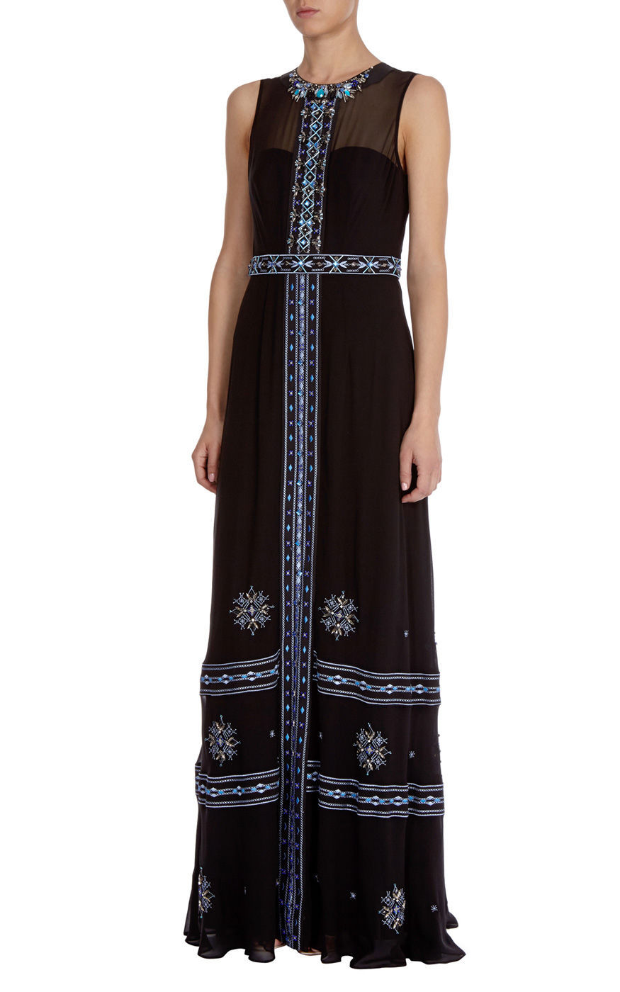 sachin and babi light blue dress Ralph Lauren Cay Satin Sleeveless Evening Dress In Mineral - 31% Off