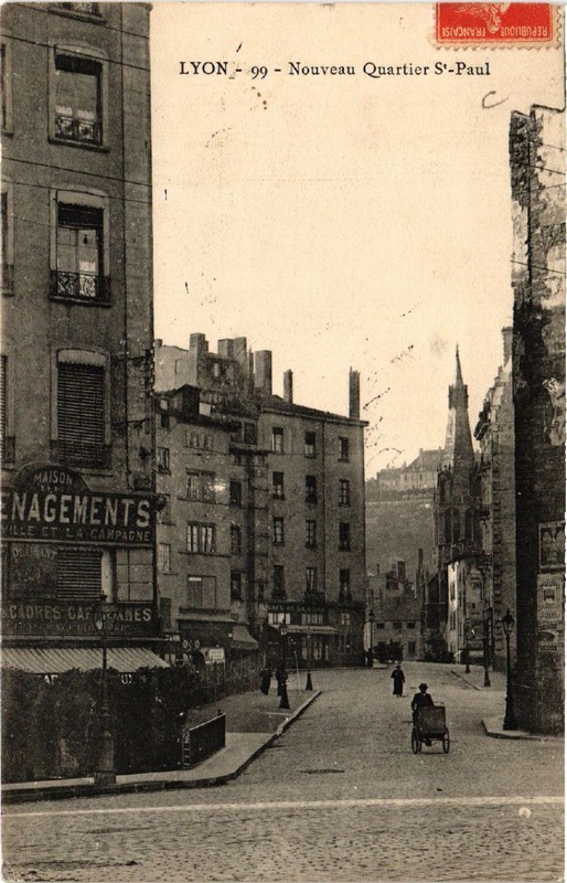 Cpa Lyon Nouveau Quartier St-Paul (443157)