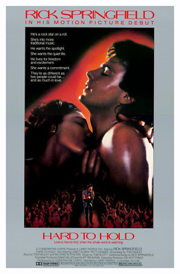 HARD TO HOLD (1984) ORIGINAL MOVIE POSTER  -  ROLLED