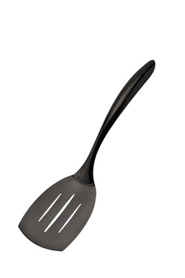 Cuisipro Black Tempo Noir Mirror Finished Slotted Turner