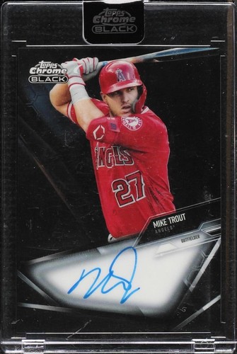 2021 Topps Chrome Black - Mike Trout #CBA-MT