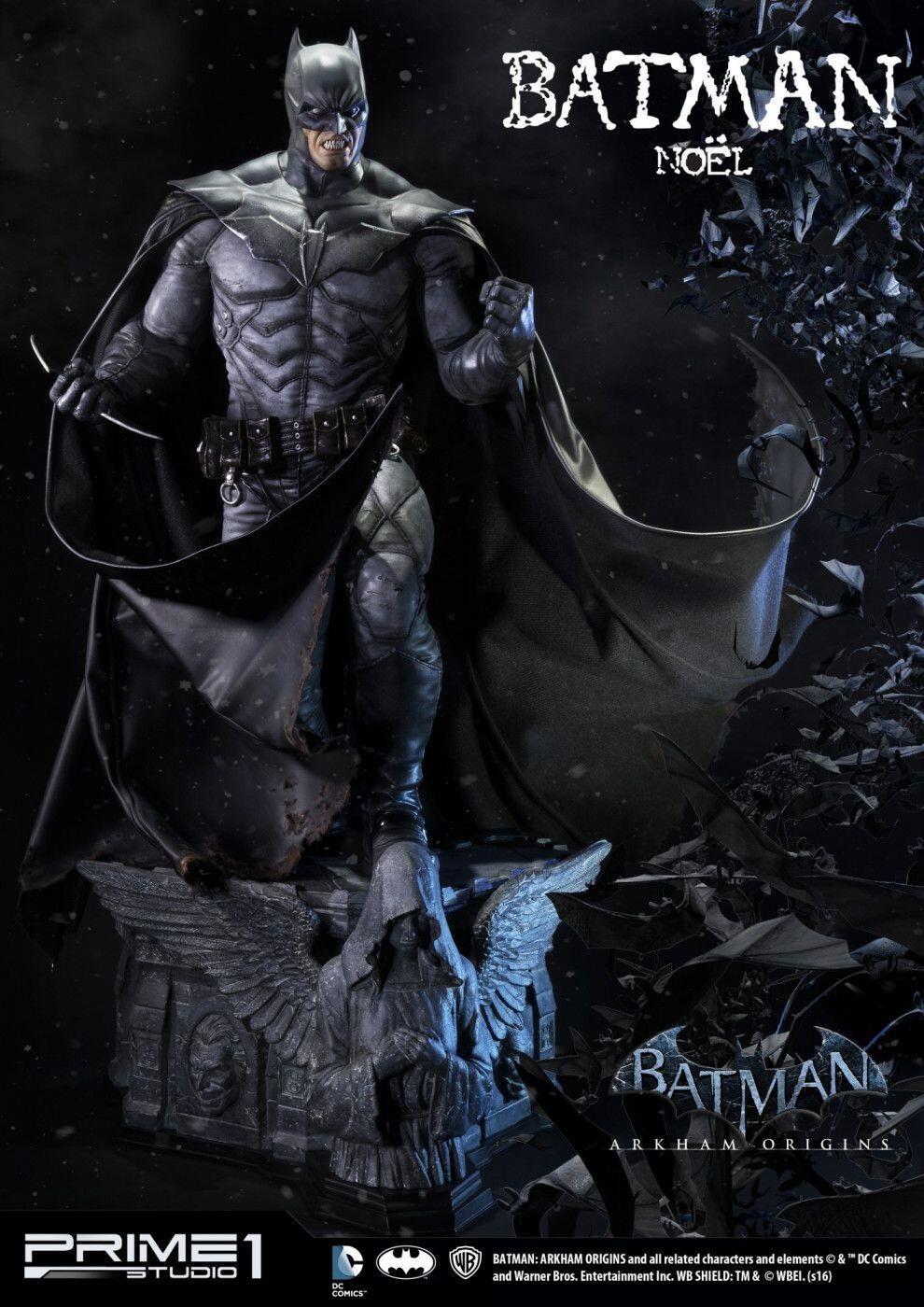 プライム1スタジオBatman Noël フィギュア 約75cm PRIME 1 STUDIO Batman: Arkham Origins Batman NOEL Polystone