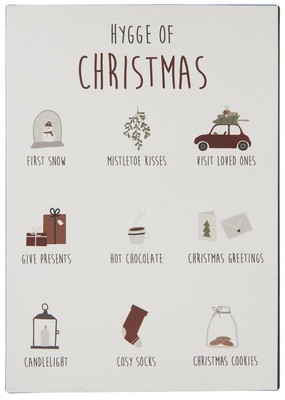 Ib Laursen Metallschild Hygge for Christmas' Deko, Wohnaccessoire