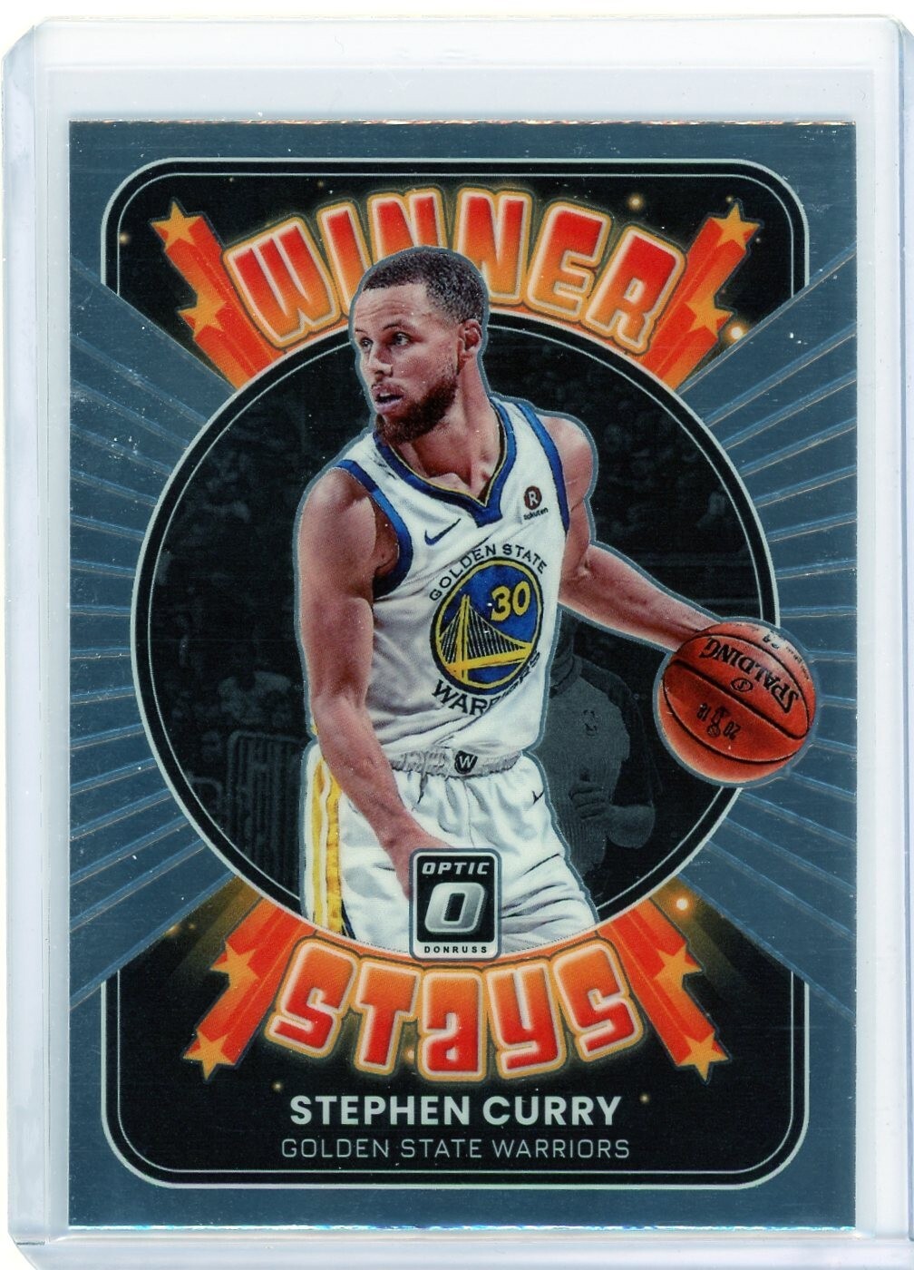 2021-22 Panini Donruss Optic Stephen Curry Winner Stays #4 2021-22 Panini Donruss Optic Stephen Curry Winner Stays #4