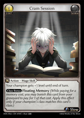 Cram Session - DOA Alter EN-078 - x4 - Common - Near Mint - Non-Foil - Grand Arc