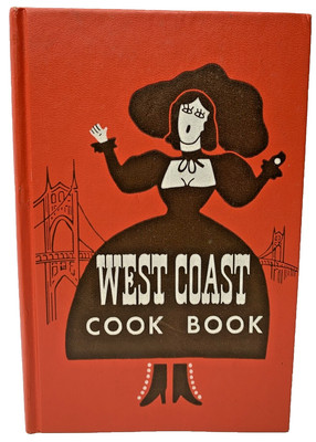 Vintage 1952 West Coast Cook Book Helen Brown California Epicurean Recipes HC