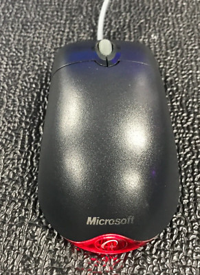 Microsoft Wheel Mouse Optical USB X802382-003 1.1A Black Tested Fast Shipping