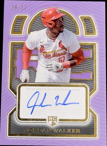 2023 Topps Definitive Collection - Jordan Walker #DRA-JW