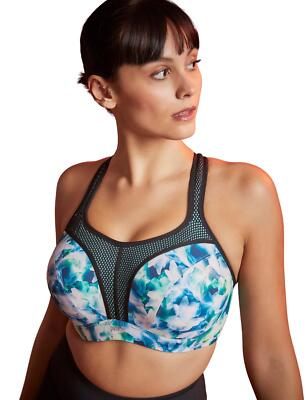 Panache Sports Bra Wired Supportive Moulded High Impact Bras 5021 Digital Bloom