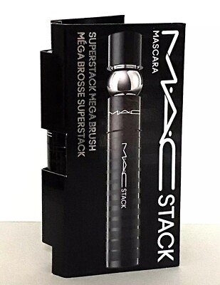 MAC MacStack BLACK SuperStack Mini Mascara DeluxeSample 3 mL/.1 fl oz New Carded
