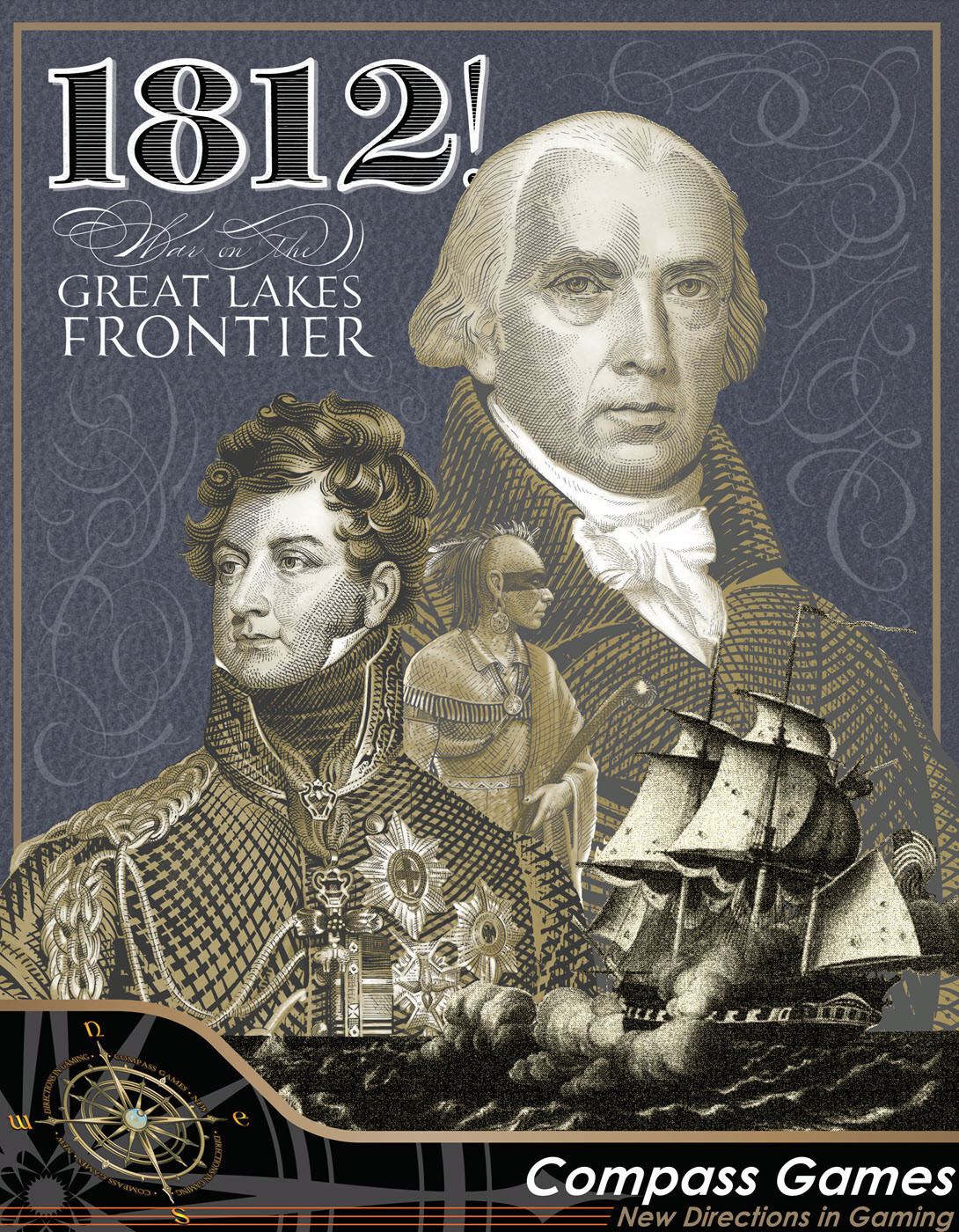 Игры с компасом 1812: Война на границе Великих озер NISW Быстрая доставка